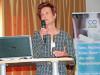 Monika Reule, Deutsches Weininstitut, stellt Aktivitäten des DWI auf der ProWein vor