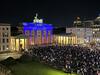 Atmosphärische Beleuchtung des Brandenburger Tors zum Berlin Festival of Lights