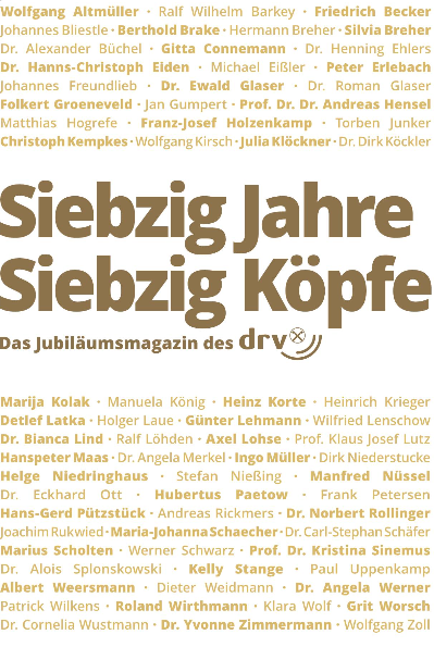 Magazin zum Jubiläum 70 Jahre Deutscher Raiffeisenverband e.V.